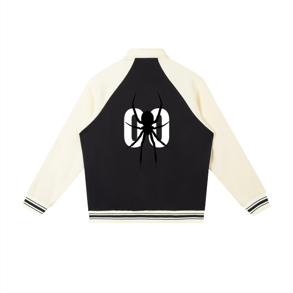 STARI Contrast Raglan Sleeve Baseball Jacket