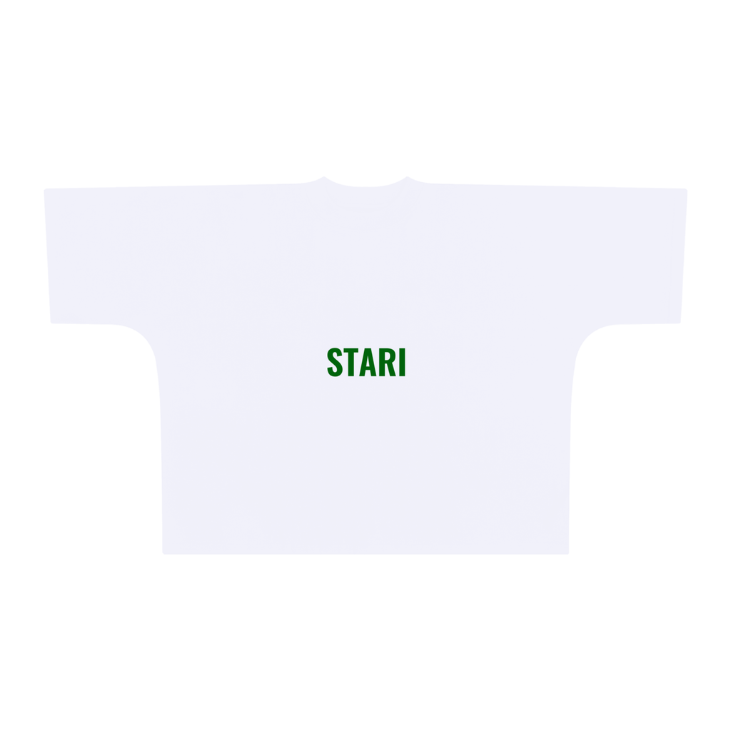 STARI Oversized One-Piece Boxy T-Shirt GREEN