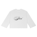 "CURSIVE" WAFFLE LONGSLEEVE