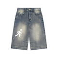 "RUNNING" BAGGY JORTS