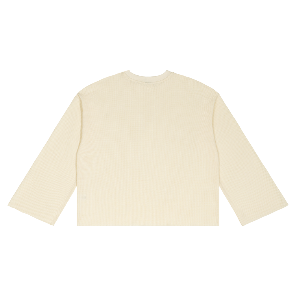 (BLANK) Unisex Waffle Raw Edge T-Shirt