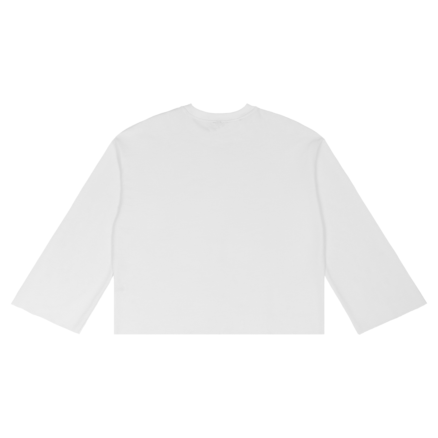 "CURSIVE" WAFFLE LONGSLEEVE