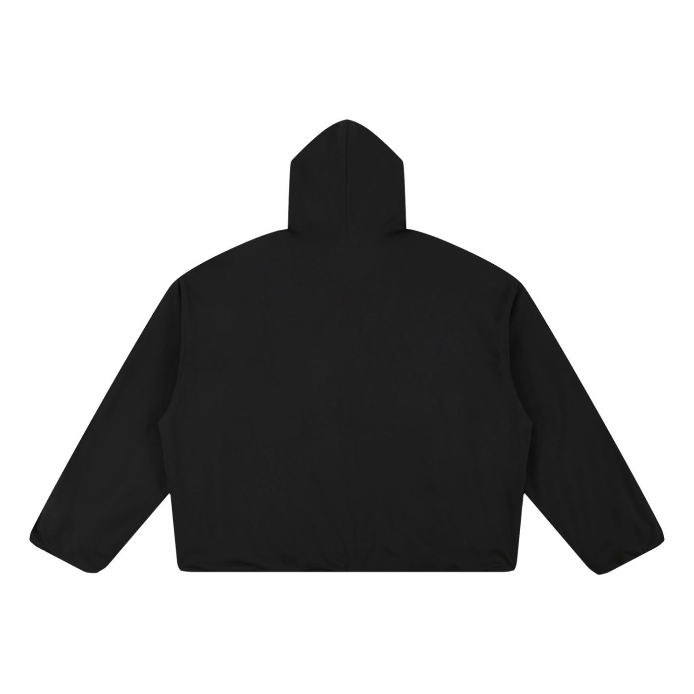 LARGE LOGO BOXY CROP HOODIE