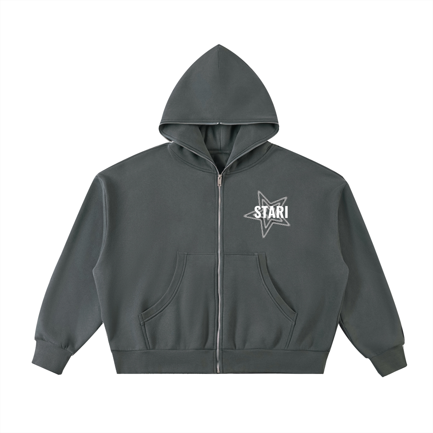 STARI FULL ZIP SKELETON HOODIE