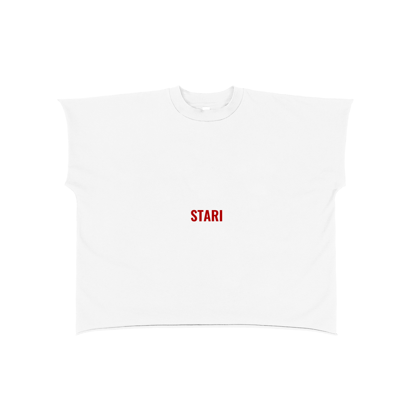 STARI BOXY FIT TRIANGULAR SLEEVED TEE