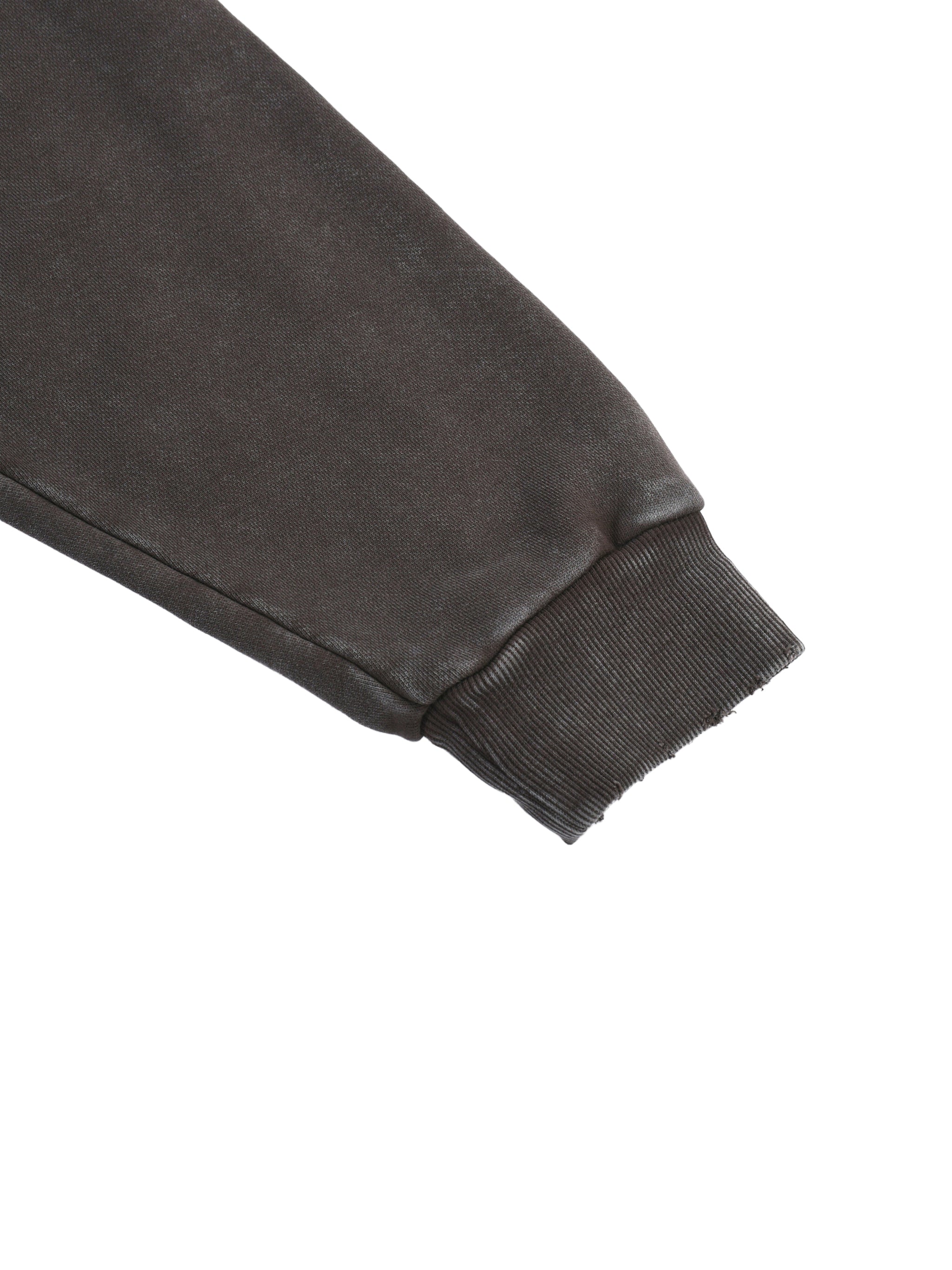 DISTRESSED PANEL HOODIE