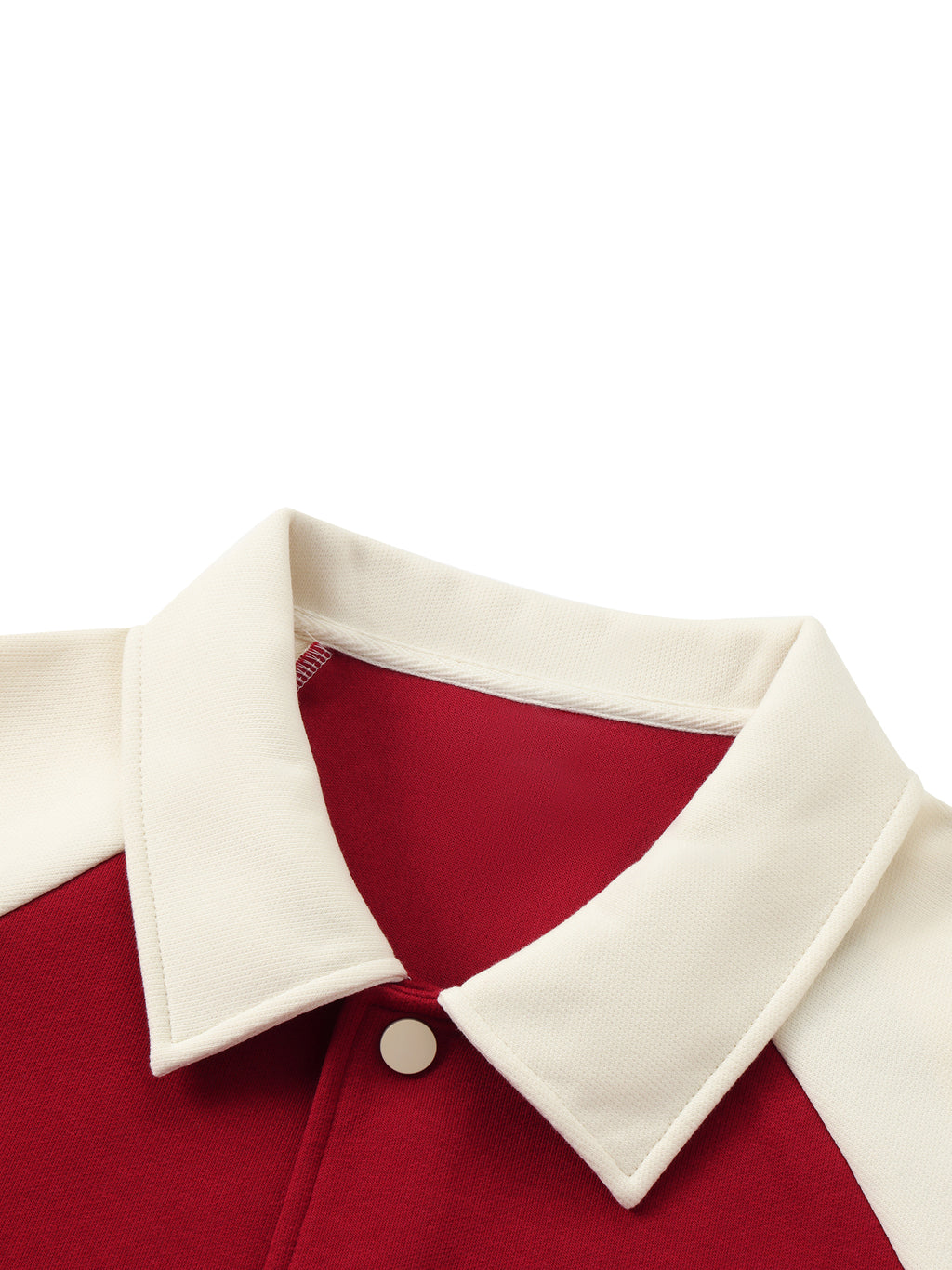 STARI Contrast Raglan Sleeve Baseball Jacket